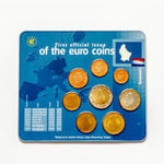 Luxembourg 2002 Year Set: First Official Issue of the Euro Coins