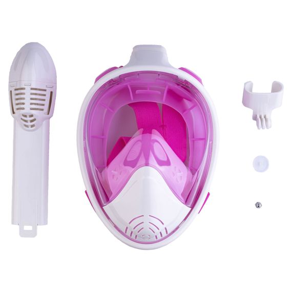 Полнолицевая маска Marlin Sea белый/розовый