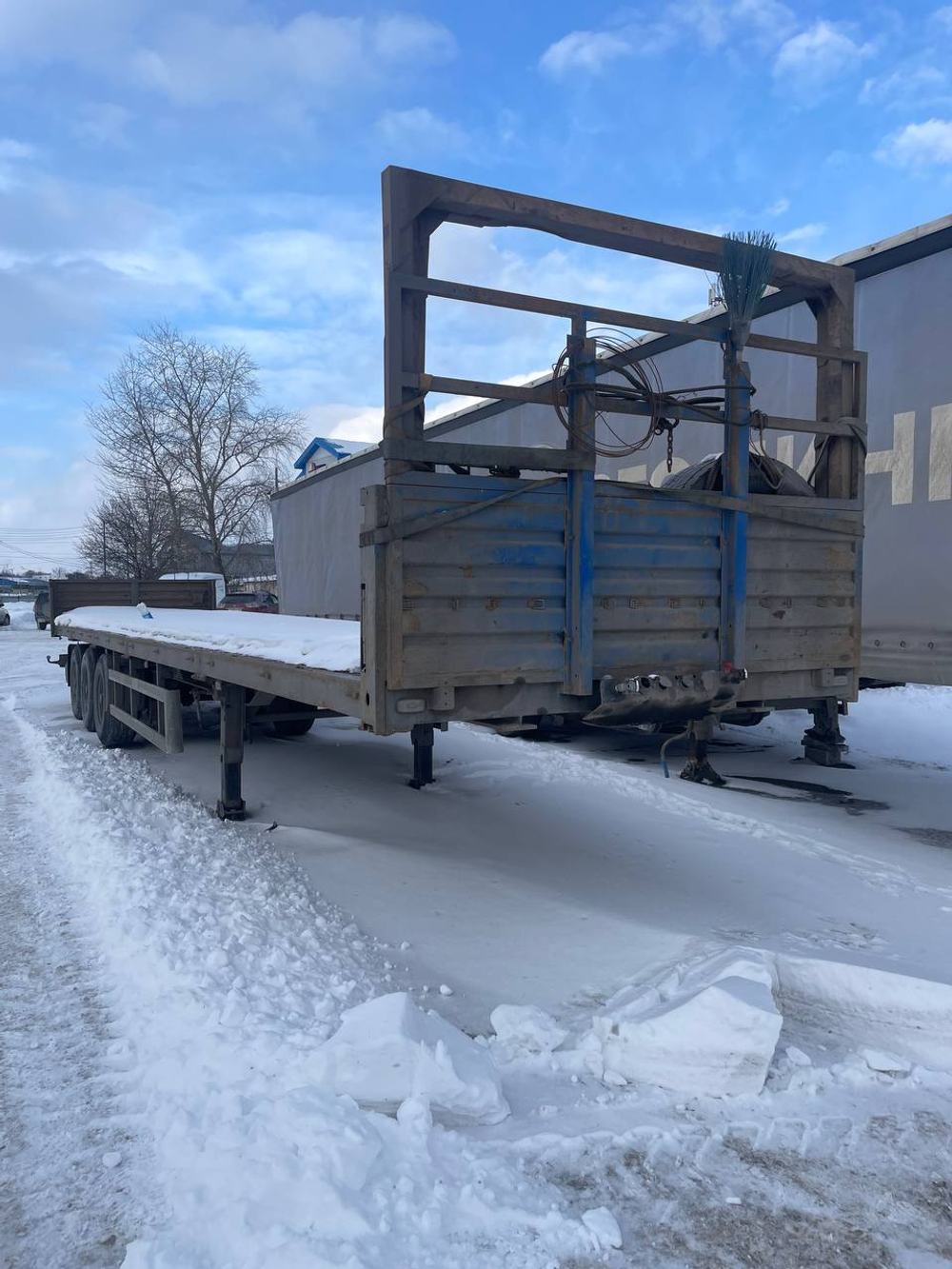 Туймазинский завод автобетоновозов 5885* Полуприцеп бортовой 588513