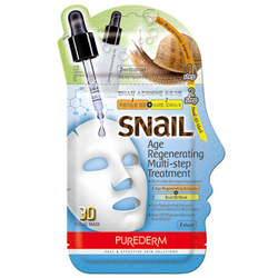Purederm Snail Age Regenerating Multi-Step Treatment восстанавливающая маска с экстрактом улитки
