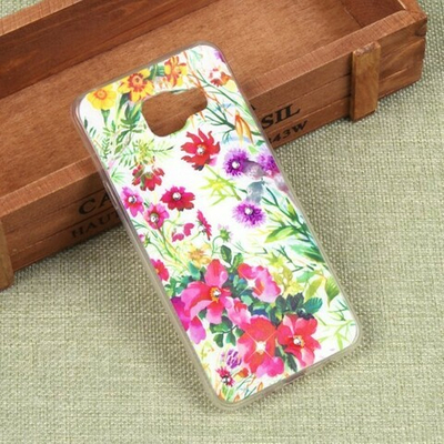 Силиконовый чехол с цветами для Samsung Galaxy A3 (2016), 009616