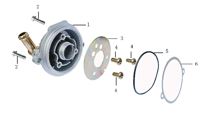 Запчасти двигателя к квадроциклу Motax Grizlik 300. Рис. 2