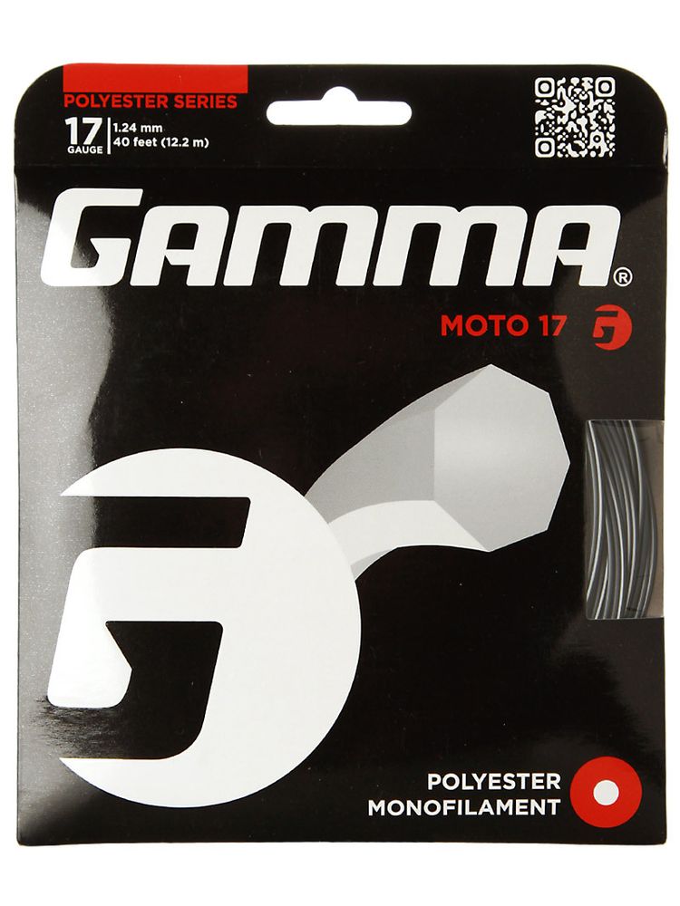 Теннисные струны Gamma MOTO (12.2 m) - black