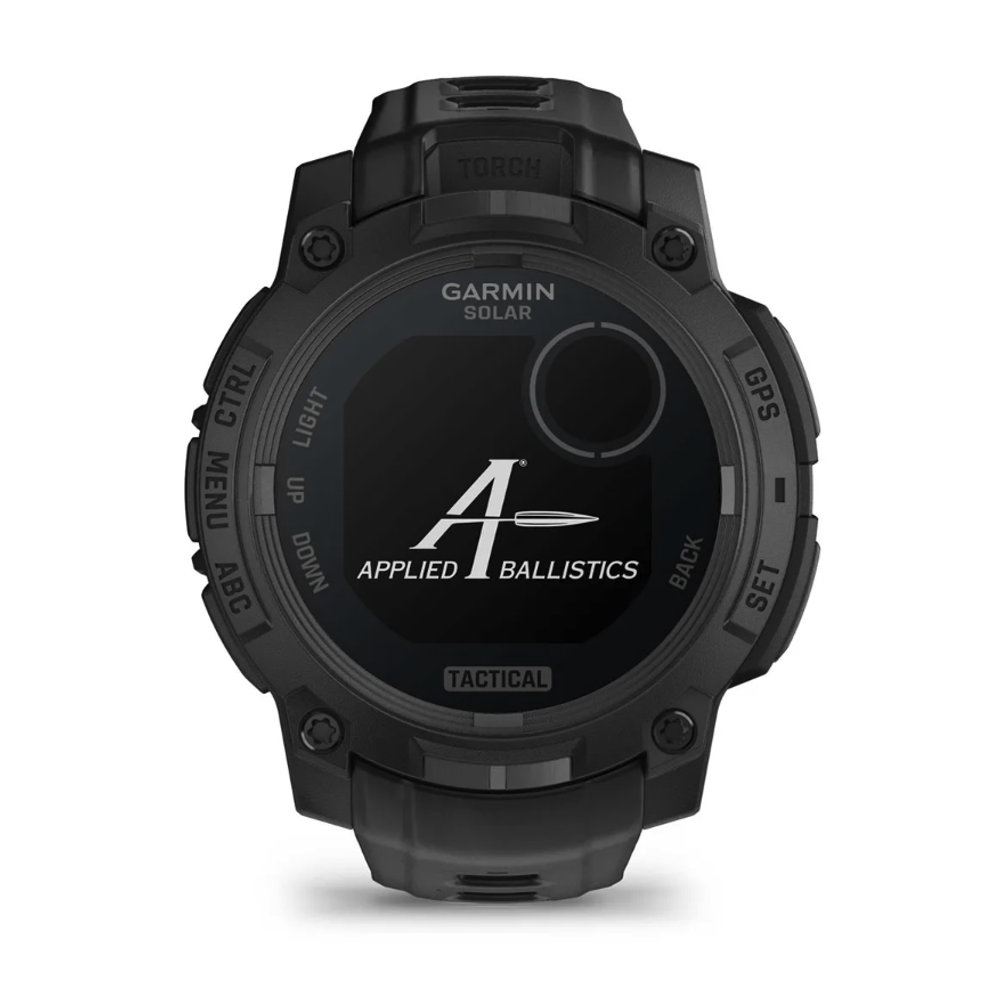 Смарт-часы Garmin Instinct 3 45mm Solar Tactical Edition Black with Black Band, черный 010-02934-50