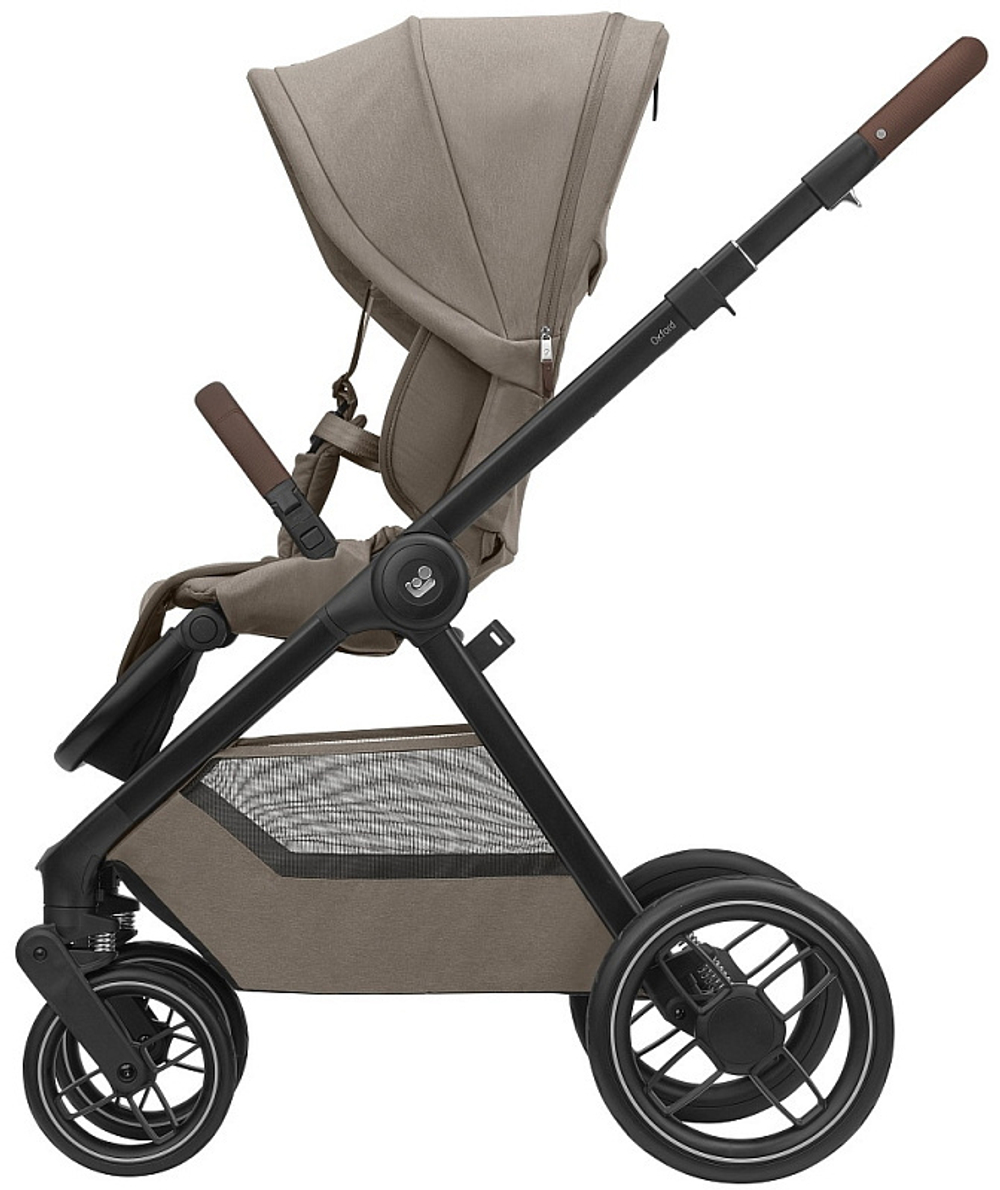 Коляска детская Maxi-Cosi Oxford Plus 3 в 1 с автокреслом Pebble 360 Pro Twillic Green 1978470110 Twillic Truffle/Трюфель