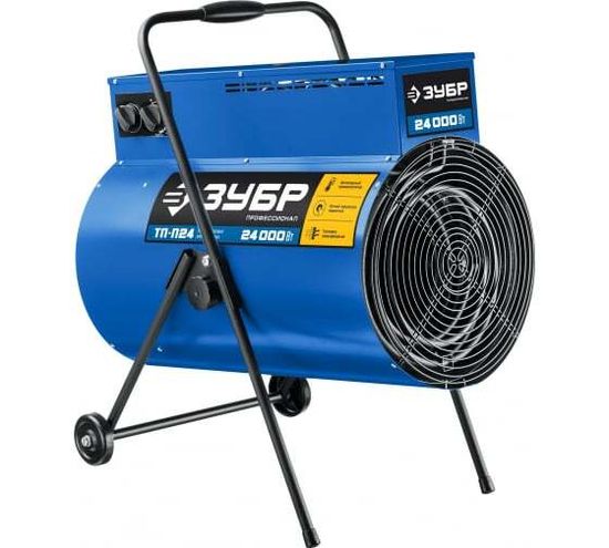 Тепловая пушка ЗУБР электрическая 24кВт, ТП-П24 Профессионал