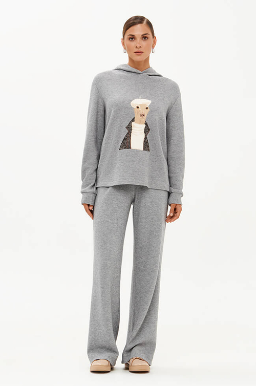 23431 Худи женское (серый)