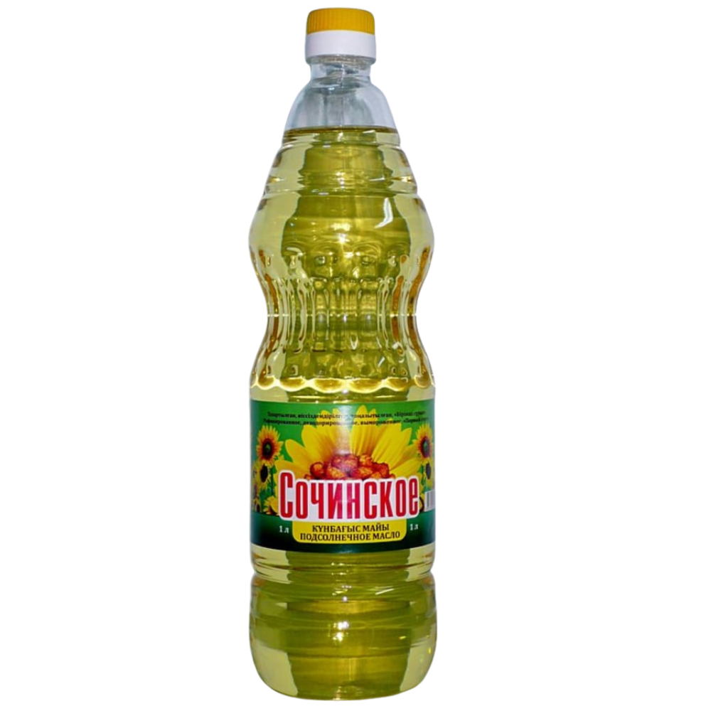 Масло подсолнечное Сочинское 1 л