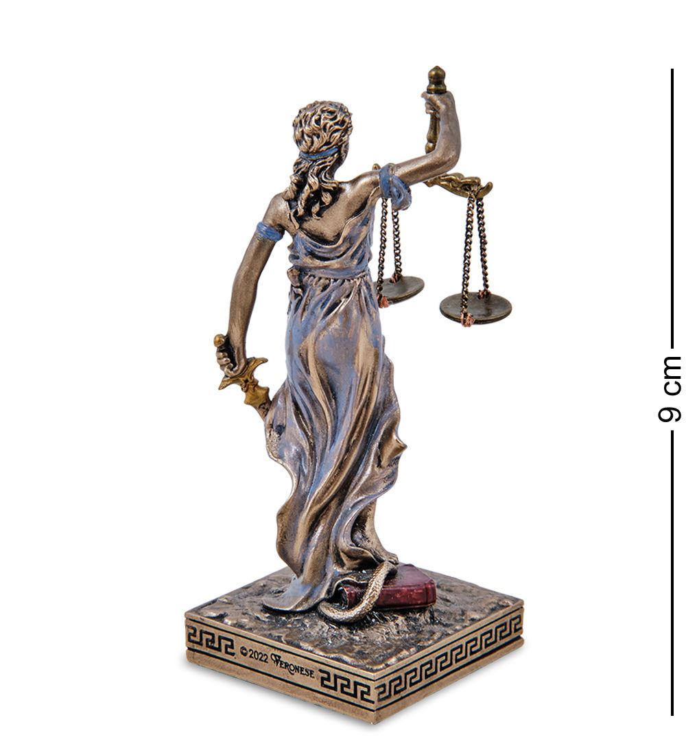Veronese WS-1213 Статуэтка «Фемида - богиня правосудия»