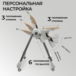 Стульчик для кормления Sweet Baby Roma Light Gray