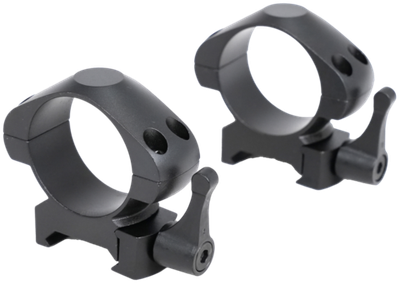 Кольца Arkon 25,4 мм быстросъемные на weaver, стальные, средние
