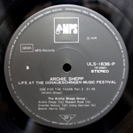 Archie Shepp / Life At The Donaueschingen Music Festival (LP)