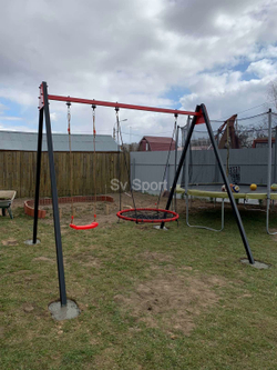 Монтаж уличных качелей Sv Sport