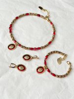 HMG 1307 G Ruby Серьги арт.0679