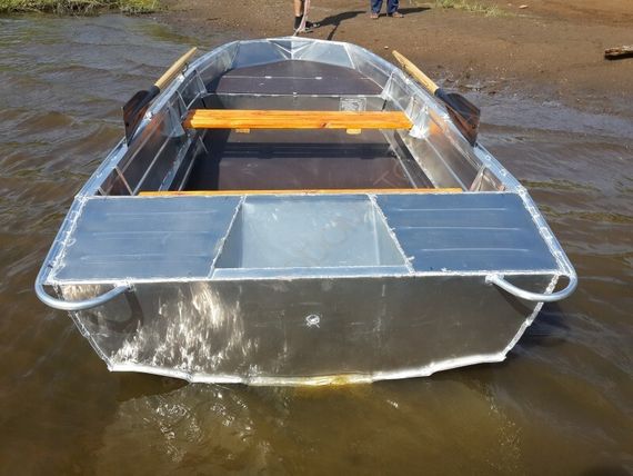 Алюминиевая моторная лодка Тактика-370