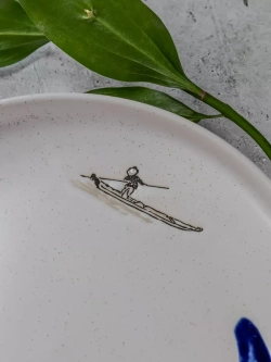 Тарелка с бортами, 26,3 см Серфер