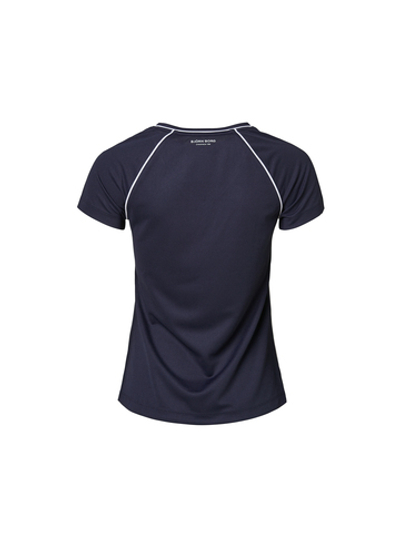 Женская теннисная футболка Björn Borg V Tee Tesia W - night sky 2