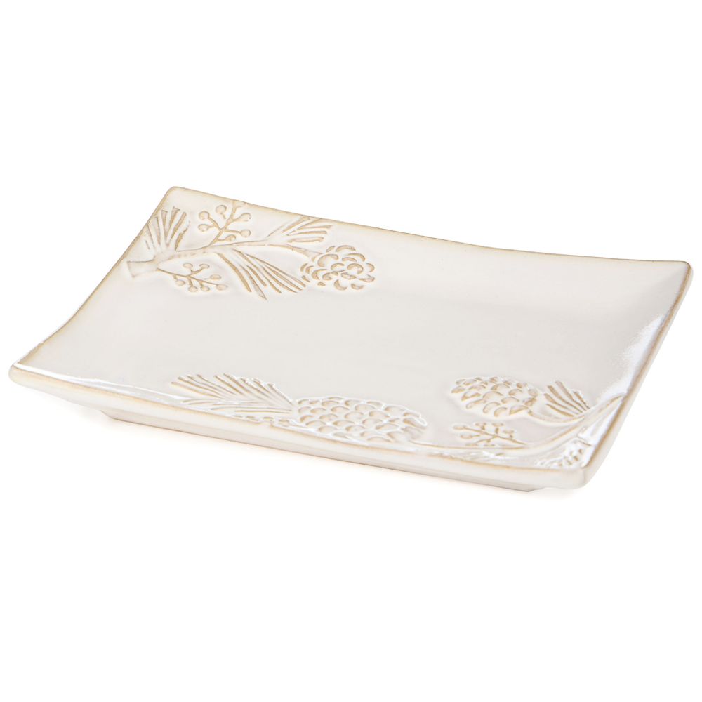 НАБОР БЛЮД СЕРВИРОВОЧНЫХ КОЛЛЕКЦИЯ "PINE CONES", 2 ШТ. / 20,2*16*2 СМ