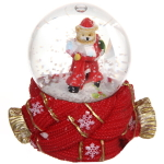 Снежный шар «Зимний шарфик» d-4,5 см, микс