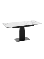 Стол кухонный Черный муар мрамор 120(150)х80х77 см