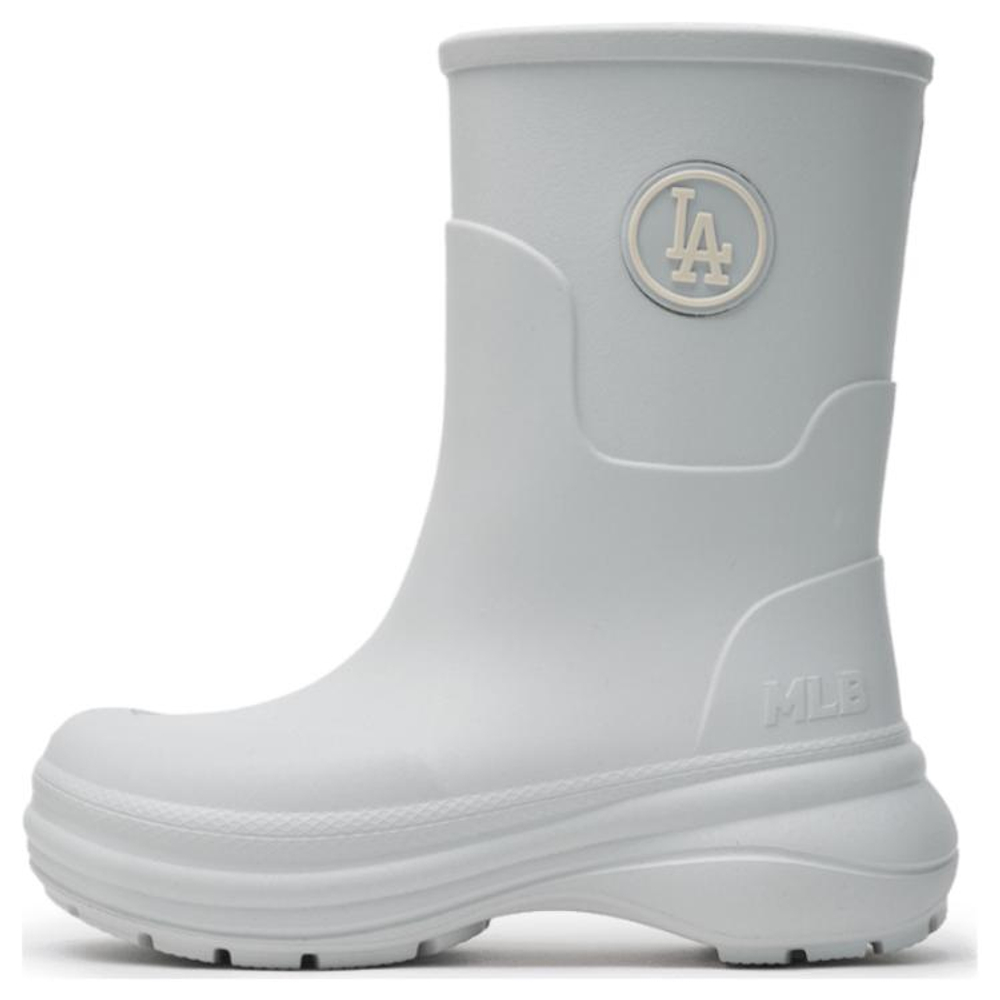 MLB Los Angeles Dodgers Waterproof And Wear resistant Rain Boots Women"s Gray