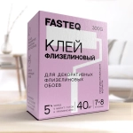 Премиум Клей для флизелиновых обоев FASTEQ, до 40 кв.м 300 г.
