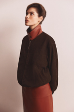 Skirt JACQUELINE brick color