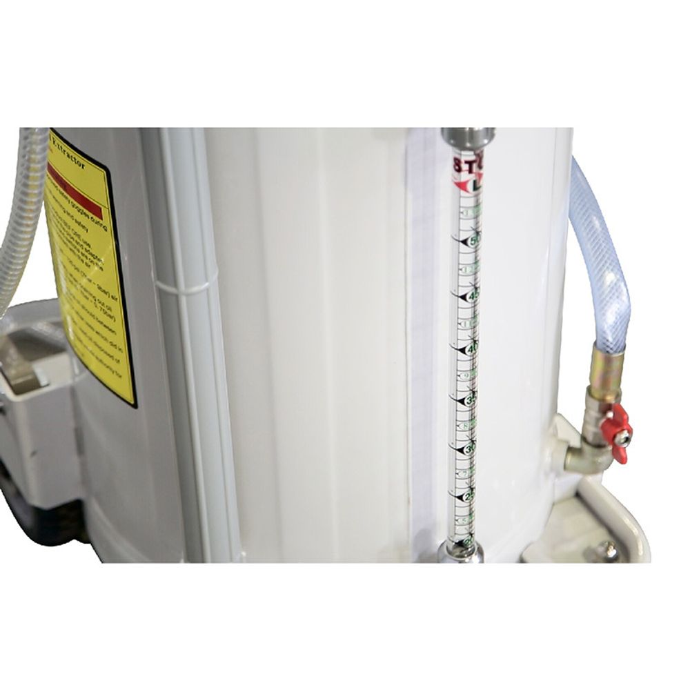 KraftWell (KRW1835) Установка для слива и откачки масла/антифриза с пантографной ванной, мобильная