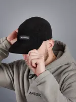 Кепка Antisocial 5 panel Velvet Черная