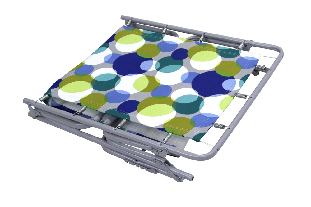 Кровать раскладная Юниор жесткая арт.С89/44г (цвет ткани разноцветный рис.круги (1 шт. в уп., гофрокартон)