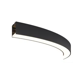Радиусный профиль 35x35 D800мм 1/4 круга черный Led Strip alm-3535r-b-d-90°-0.8m