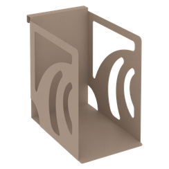 Навесной лоток для папок широкий MAN-12 Металл Мокко 160*263*250