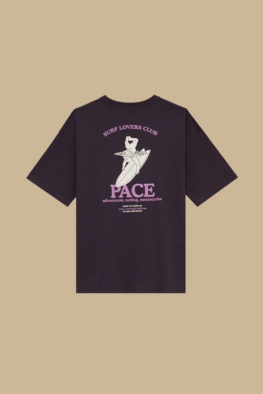 Футболка Surf Lovers Club, графит / Miracle Apparel