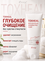 [ESTHETIC HOUSE] Пенка для умывания TOXHEAL Red Glycolic AHA, BHA, PHA Foam, 150мл