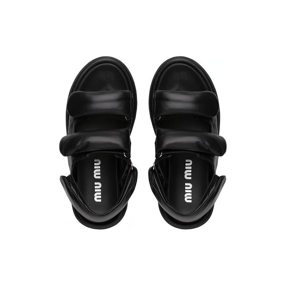 Miu Miu Open Toe Sandal 'Black'
