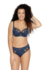 Бюстгальтер Freesia с сшивными чашками plus size и кружевом (Размер: 85H) (Цвет: телесный)