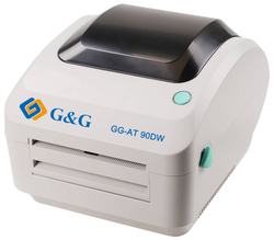 Термопринтер G&G GG-AT-90DW-U Монохромный  термопечатный  / 203x203dpi/ Wi-fi /  Белый/  (GG-AT-90DW-U)
