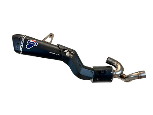 D23409400INC TERMIGNONI COMPLETE BLACK TITANIUM EXHAUST W/UPMAP E5 (MTS V4)