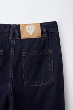 ZARA ДЖИНСЫ LOOSE FIT, СИНИЙ