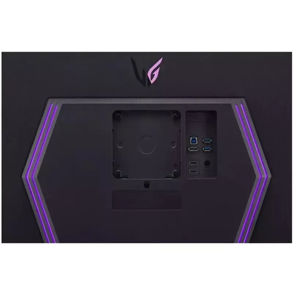 Монитор LG 27"; UltraGear 27GR93U-B IPS monitor, 3840x2160, 400cd/m2, 16:9, 1мс (GtG), HDMIx2, DP, Audio out, USB hub, 144Hz