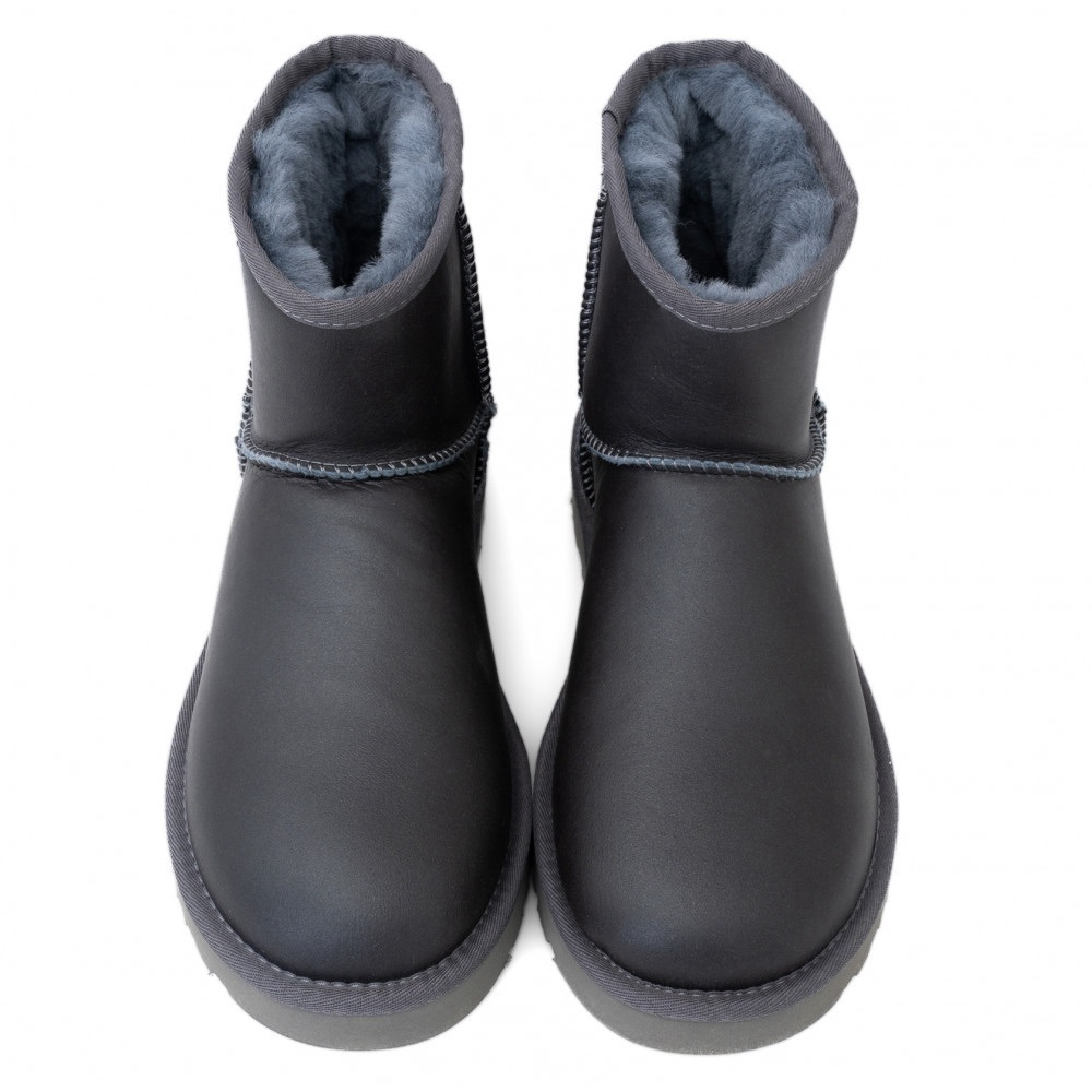 Ugg Mens Classic Mini II Metallic Grey