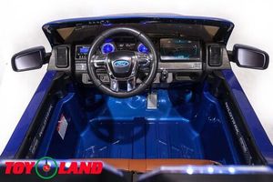 Детский электромобиль Toyland Ford Ranger 2017 4X4 синий