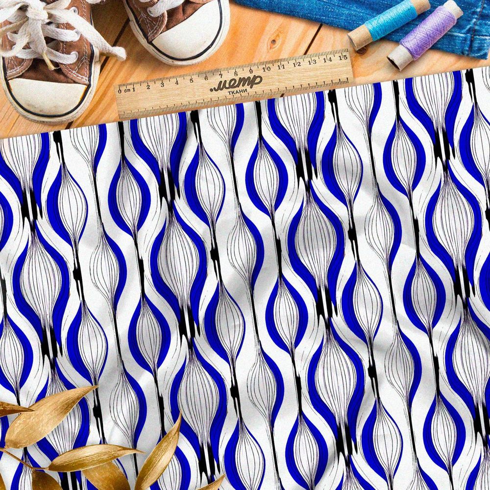 Ткань премиум таффета поющий свет