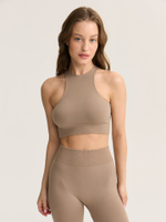 Бесшовный топ Американка без рукавов