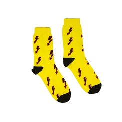 Носки BOOMERANGS Молнии, желтый