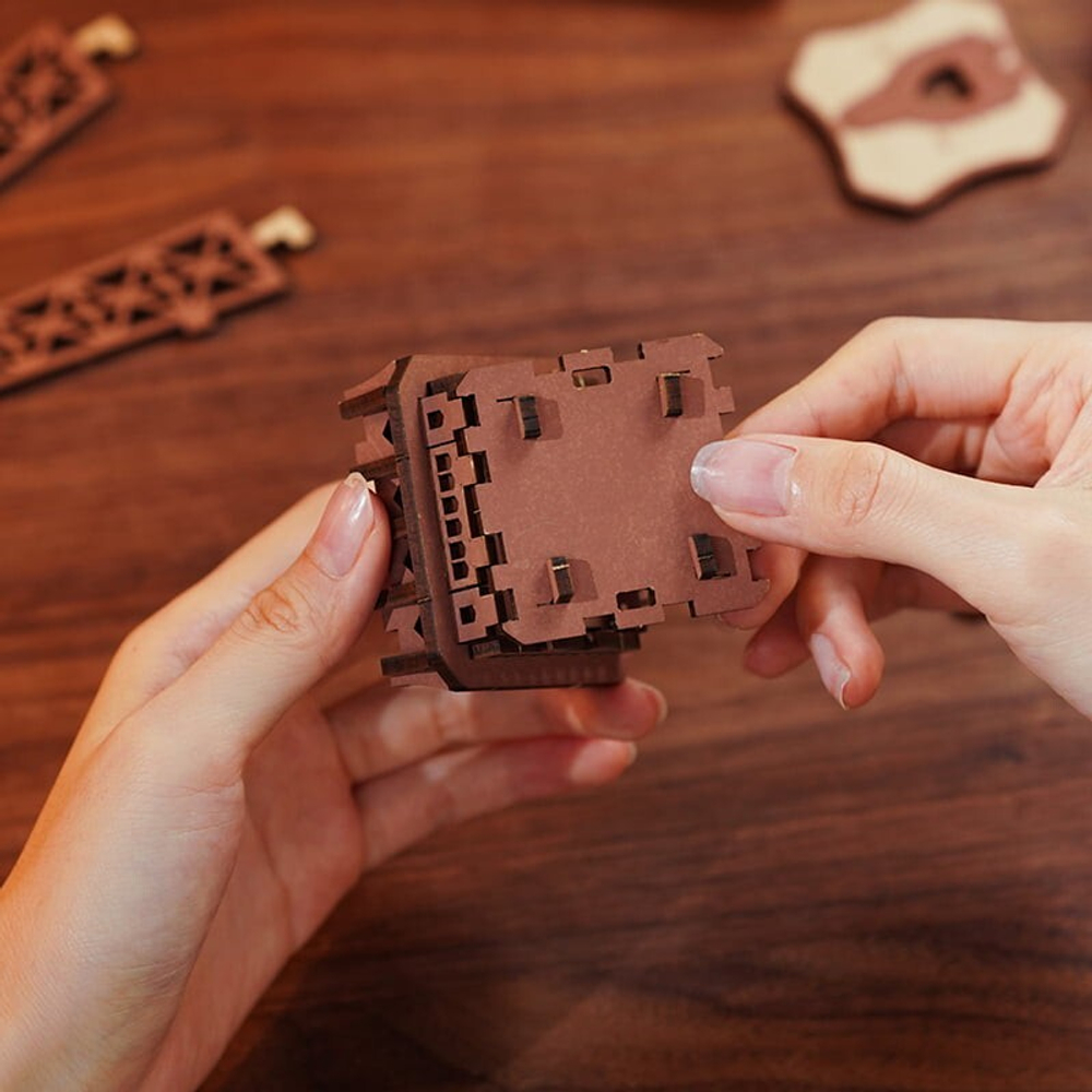 Деревянный конструктор "Ночь у Эйфелевой башни" (Rolife)