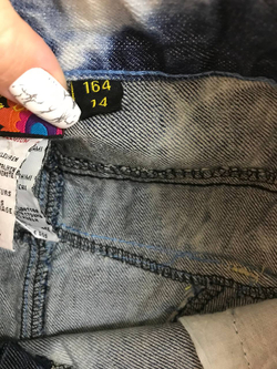 Юбка джинсовая, маркировка 164, визуально на 14 лет, новая
