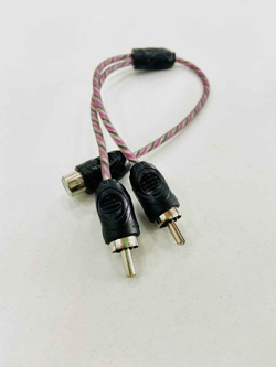 Dynamic State RCC-2M1F SERIES 0 Сигнальный кабель RCA, Y-адаптер: 2 штекера – 1 гнездо, длинна 25см