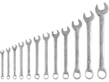 W3S12TB-T Набор ключей гаечных комбинированных серии ARC в сумке, 12 предметов (6-14,17,19,22 мм) (в тубусе Thorvik)