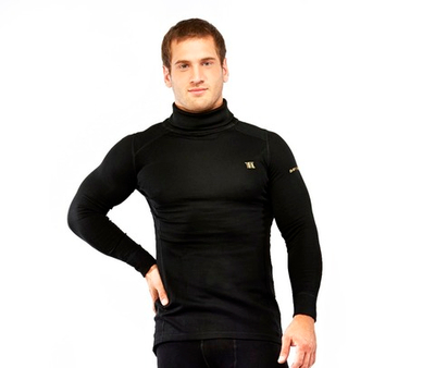 Термо-фуфайка унисекс  Merino с высоким горлом